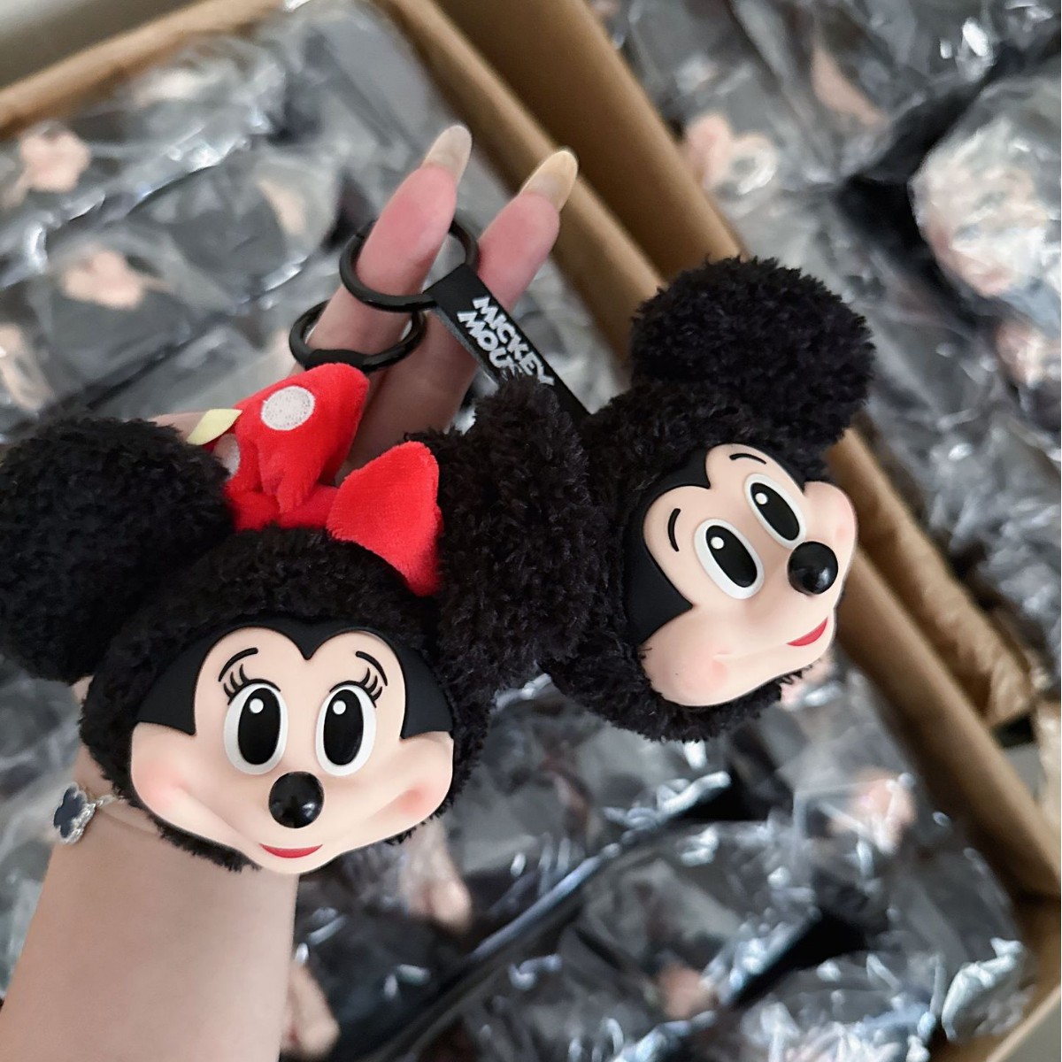 Mickey Minnie Plush Doll Keych - Anime Merchandise For Kids ulasan dan harga
