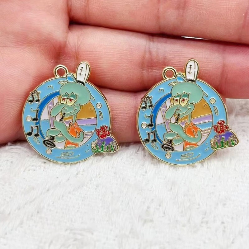 10pcs cartoon anime alloy oil  - Anime Merchandise Accessories ulasan dan harga